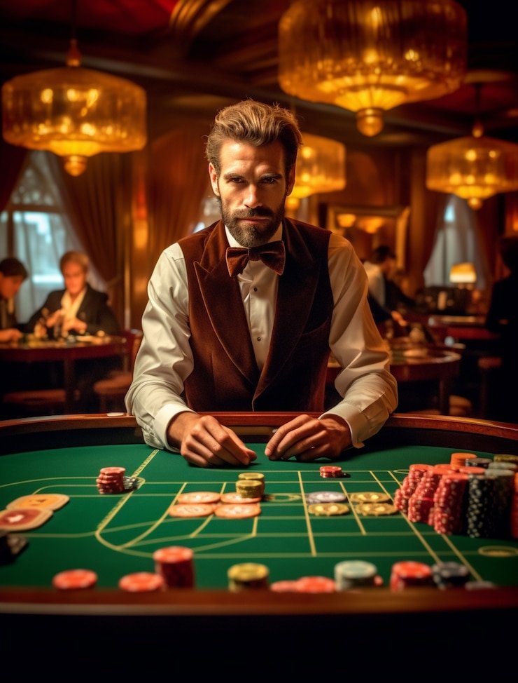 Blueprint Gaming live-dealer blackjack table in English language